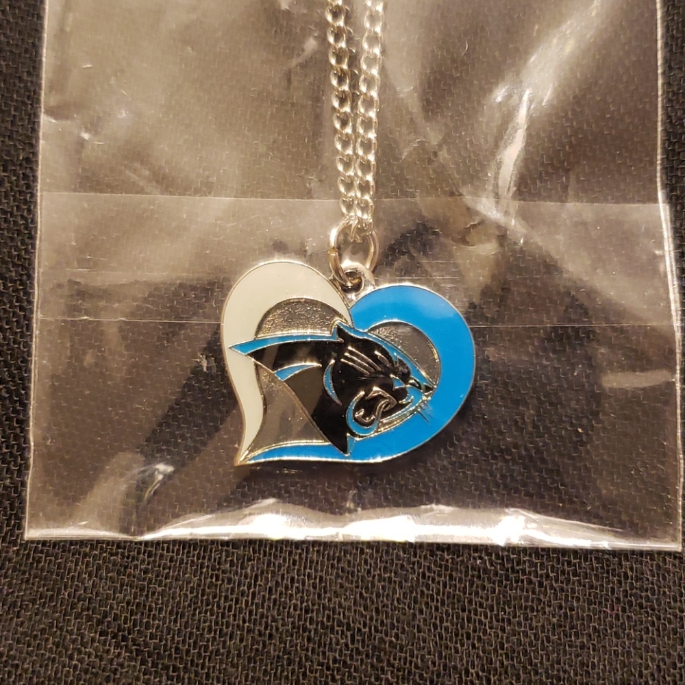 CAROLINA PANTHERS NECKLACE NEW